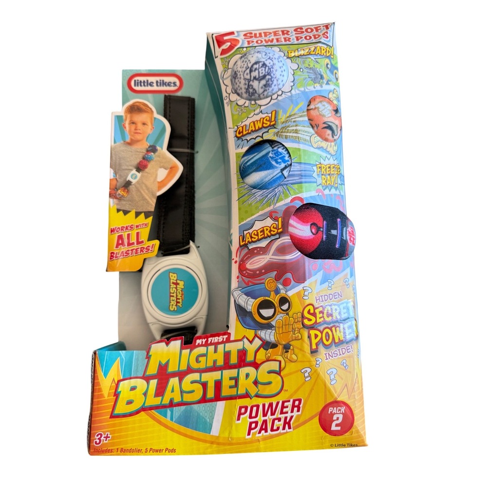 Little Tikes My First Mighty Blasters Power Pack 2 Bandolier and 5 Power Pods